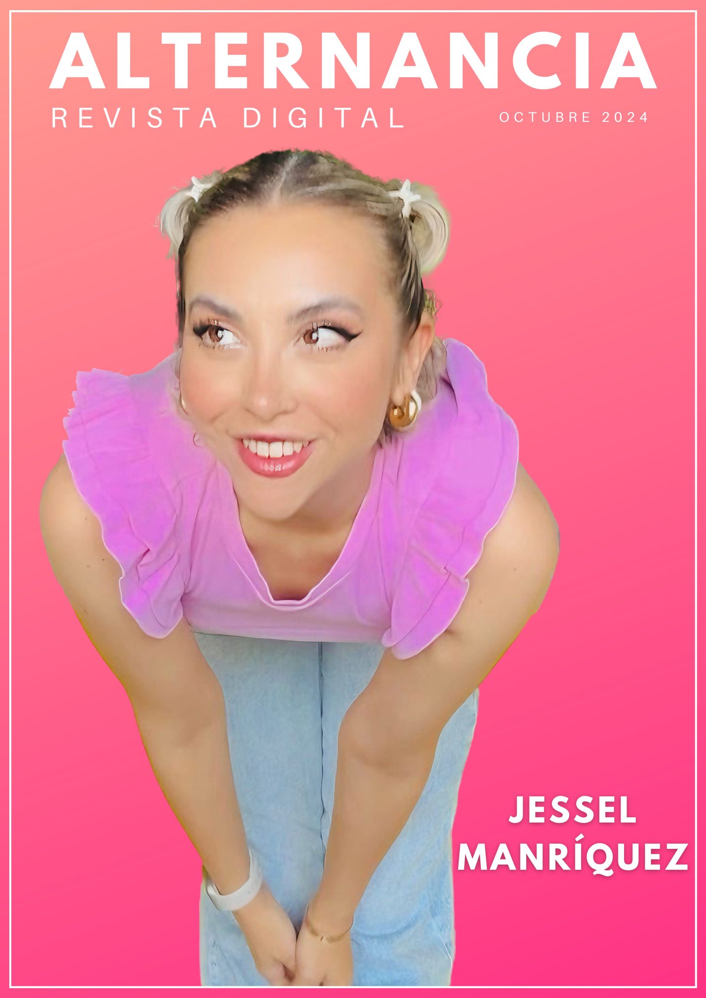 Dark Brown and White Simple Nature Magazine Cover